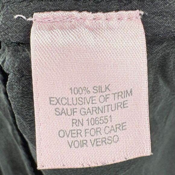 Calypso St. Barth Black 100% Silk Embellished Tunic Dress Top XS Boho Luxe - Picture 11 of 11